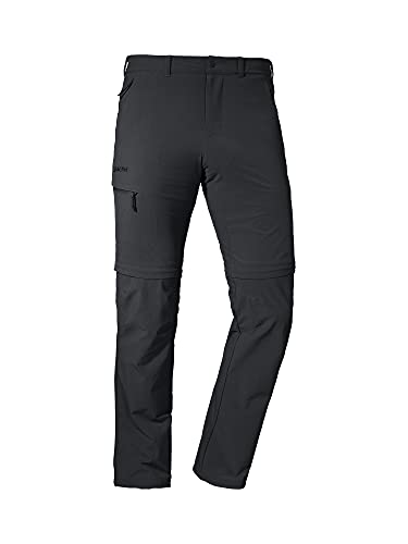 Schöffel Herren Pants Koper1 Zip Off, flexible Herren Hose mit Zip-Off Funktion, schnell trocknende und kühlende Wanderhose aus 4-Wege-Stretch, asphalt, 26 im Sale